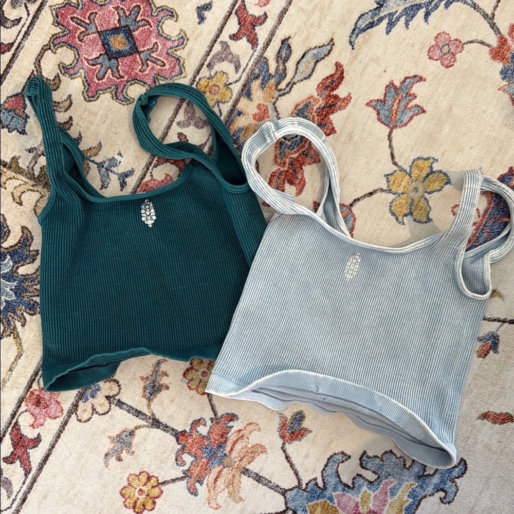 Free People Movement Women's Ribbed Tank Top Set